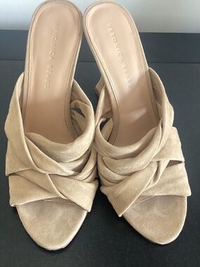 Veronica Beard Suede High Heel Sandals